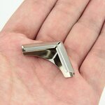 Wood Bag Handle Factory - OEM/ODM 14cm Round Style Flat Wood Purse Frame Hanger Ring