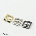 Leather Strap Buckle Factory - OEM/ODM 20mm 25mm Metal Adjustable Double Center Bar Pin