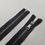 Metal Zipper Manufacturer - OEM/ODM Golden Open-end for Clothing Dress Bag Purse