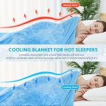 Cooling Blanket Factory - Multi-Use Machine Washable Double-Sided Cold