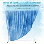 Cooling Blanket Factory - Multi-Use Machine Washable Double-Sided Cold