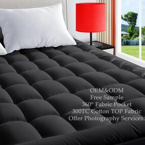 Mattress Topper Manufacturer - Queen Size Fluffy Microfiber Cooling