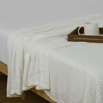 Cooling Blanket Factory - European Style Bamboo Fiber Waffle Texture