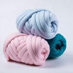 Chunky Tube Yarn Factory - Blend Cotton Anti-Static Melange Yarn