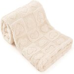 Baby Blanket Factory - Soft Plush Child Bed Cover Solid Colour Wrap