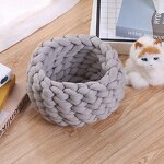Pet Bed Manufacturer - Super Chunky Weaving Round Knitting Design