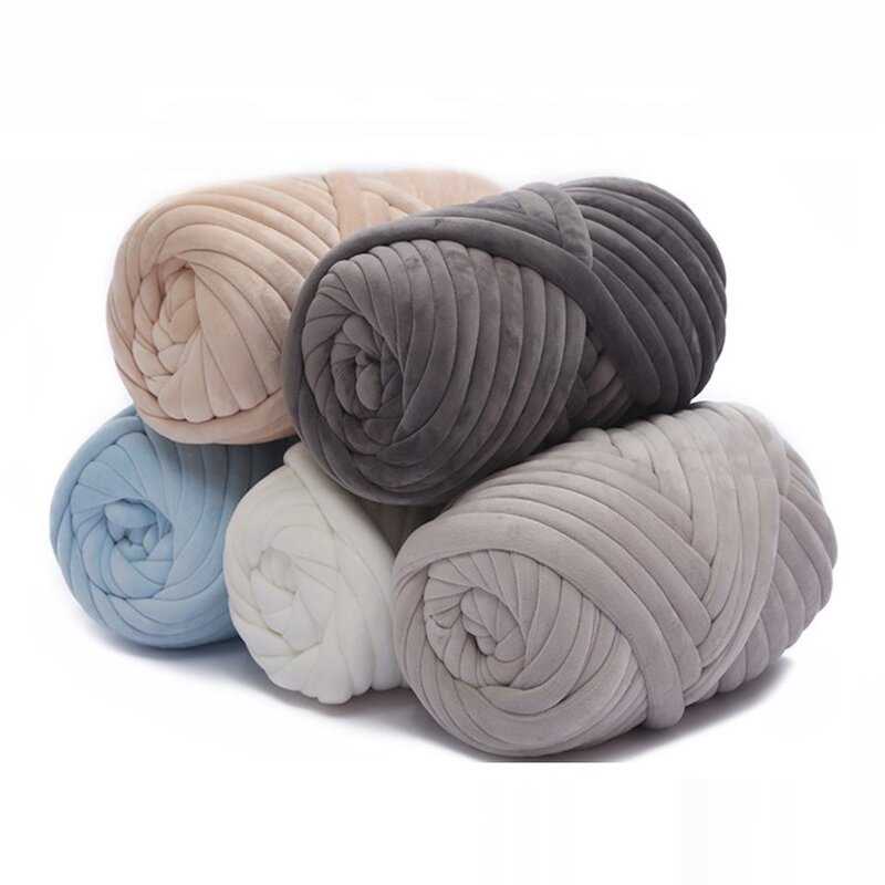 Chunky Tube Yarn Manufacturer - Bulk Velvet Yarn for Arm Knitting
