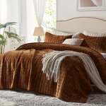 Bedspread Coverlet Manufacturer - Luxury Modern Velvet Quilt Bedding Set