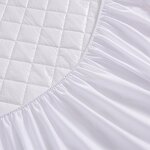 Mattress Protector Factory - White Queen Size Quilted Waterproof
