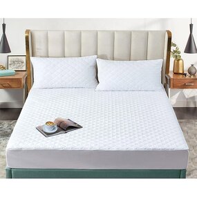 Mattress Protector Factory - White Queen Size Quilted Waterproof