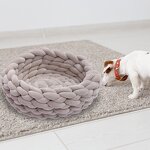 Pet Bed Factory - Handmade Warm Chunky Yarn Knit Cat Dog Bed