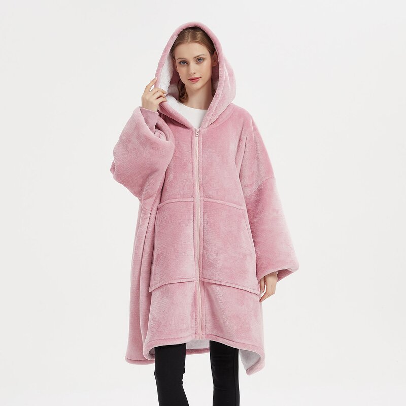 Hooded Blanket Manufacturer - Custom Plush Hooded Fleece Sherpa