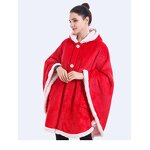 Wearable Blanket Factory - Fleece Solid Color Hooded Blanket Adult