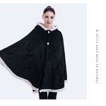 Hooded Blanket Manufacturer - Flannel Sherpa Wearable Lounger Robe