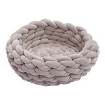 Pet Bed Factory - Handmade Warm Chunky Yarn Knit Cat Dog Bed