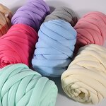 Chunky Tube Yarn Factory - Hand Knitting Crochet Braid Filled Yarn