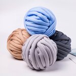Tube Yarn Manufacturer - Fuzzy Vegan Braid Polyester Cotton Blend