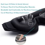 Sleeping Eye Mask Factory - Luxury Eyelash Extension 3D Contoured Night