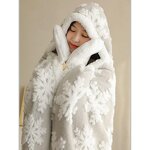 Hooded Blanket Manufacturer - Double Sided Flannel Animal Halloween