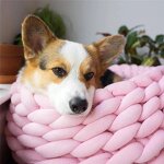 Pet Kennel Manufacturer - Handmade Knit Puppy Kitten Cave Sleeping Bag