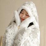 Hooded Blanket Manufacturer - Double Sided Flannel Animal Halloween