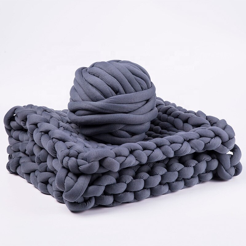 Tube Yarn Manufacturer - Fuzzy Vegan Braid Polyester Cotton Blend