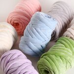 Chunky Tube Yarn Factory - Giant Velvet Cotton Blended DIY Yarn