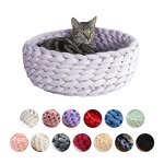 Pet Kennel Manufacturer - Handmade Knit Puppy Kitten Cave Sleeping Bag