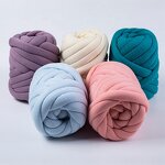 Chunky Tube Yarn Manufacturer - Polyester Blended Anti-Static Melange
