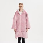 Hooded Blanket Manufacturer - Custom Plush Hooded Fleece Sherpa