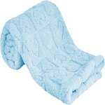 Baby Blanket Factory - Soft Plush Child Bed Cover Solid Colour Wrap