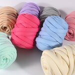 Chunky Tube Yarn Factory - Hand Knitted Braid for Pillow Blanket