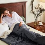 Weighted Blanket Manufacturer - Queen Size 15lbs Portable Woven Blanket