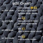 Weighted Blanket Manufacturer - Custom Handmade Heavy Knitted Throw