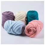 Chunky Tube Yarn Manufacturer - Polyester Blended Anti-Static Melange