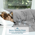 Weighted Blanket Manufacturer - Cooling Fiber Woven Technique Home Use