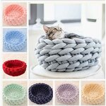 Pet Kennel Manufacturer - Handmade Knit Puppy Kitten Cave Sleeping Bag