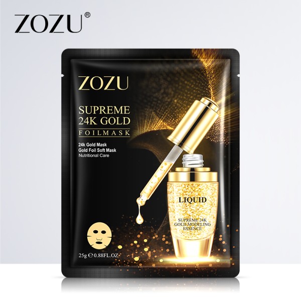 Gold Foil Mask Supplier - OEM Private Label 24k Collagen Organic
