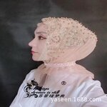 Muslim Head Wrap Factory - OEM/ODM 2022 New Design Muslin Scarf New Ladies' Pullover Hat