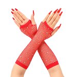 Fingerless Gloves Factory - OEM/ODM Adult Mesh Fishnet Rhinestones Sparkling Stretchy