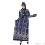 Muslim Women's Dress Factory - OEM/ODM 2022 New Design Colorful Traditional Scarf Robe Two Pieces
