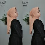 Rhinestone Hijab Manufacturer - OEM/ODM Embroidered with Tail Veil Breathable MeshDouble Layer