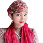 Muslin Gauze Cap Factory - OEM/ODM 2022 New Design Ethnic Style Wrapped Decorative Hat