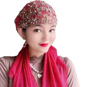 Muslin Gauze Cap Factory - OEM/ODM 2022 New Design Ethnic Style Wrapped Decorative Hat