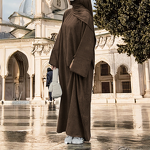 Dubai Abaya Factory - OEM/ODM Handmade Modest Style for Muslim Women Thick Corduroy One Piece