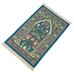Muslim Mini Prayer Mat Factory - OEM/ODM New Design Islamic Pilgrimage Carpets 100% Polyester
