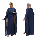 Eid Arabic Dress Manufacturer - OEM/ODM Elegant 2025 Long Muslim Cloak 4 Colors Autumn Polyester