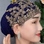 Fashion Gold Velvet Hat Manufacturer - OEM/ODM 2022 New Design Casual Nail Flower Brim Popular