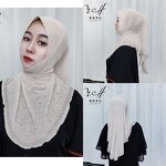 Muslim Hijab Factory - OEM/ODM Factory Direct Supply Fashion Embroidered Rhinestone Cap