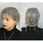 Islamic Headscarf Manufacturer - OEM/ODM Contemporary Fish Tail Tassel Artisanal Embroidery